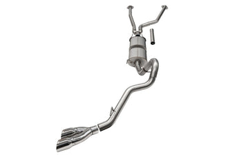 compare product Corsa 22-25 Toyota Tundra 4WD 3in Sport Cat-Back Side Exit Exhaust System w/ Twin 4in Polished Tips