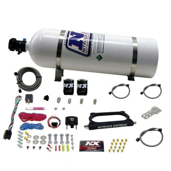 compare product Nitrous Express 07-14 Ford Mustang GT500 Nitrous Plate Kit (50-250HP) w/15lb Bottle