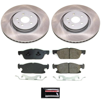 compare product Power Stop 17-20 Lincoln MKZ Front Semi-Coated Rotor Kit