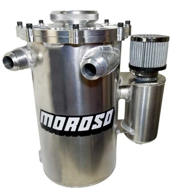 compare product Moroso Dry Sump Oil Tank - Pro Mod - 13in Tall - 2 Piece - 7in Diameter -16An Fitting