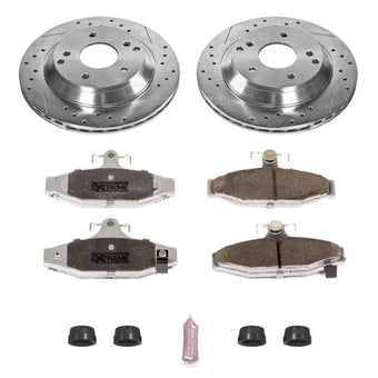 compare product Power Stop 88-96 Chevrolet Corvette Rear Z26 Street Warrior Brake Kit