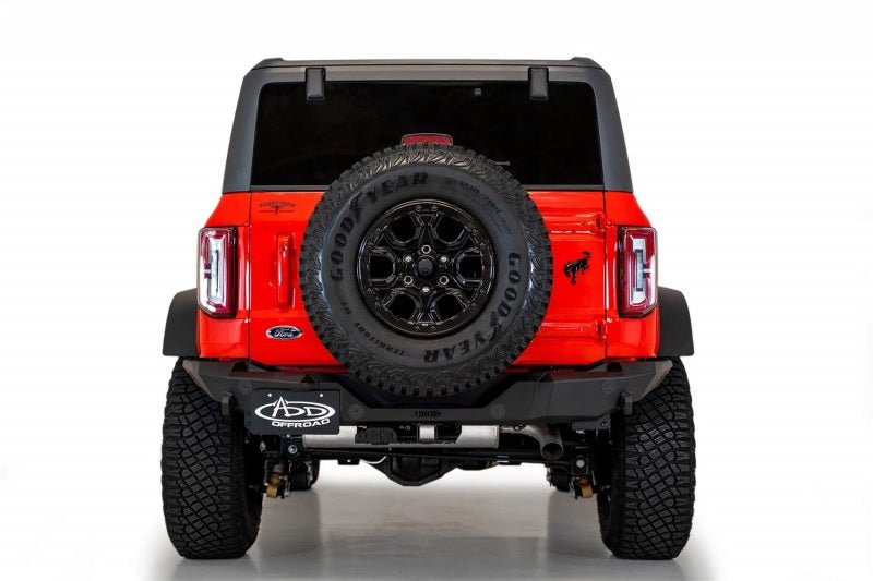 Addictive Desert Designs 2021+ Ford Bronco Rock Fighter Rear Bumper - Hammer Black - My Store