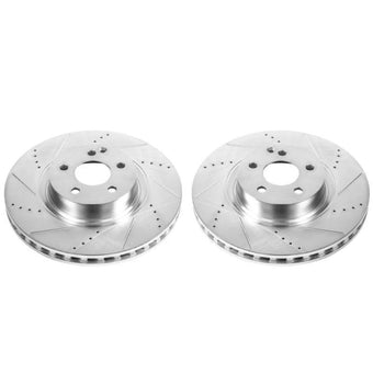 compare product Power Stop 07-08 Mercedes-Benz CL550 Front Evolution Drilled & Slotted Rotors - Pair