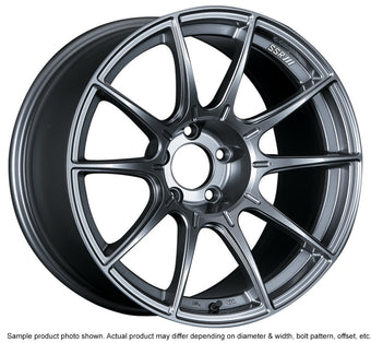 compare product SSR GTX01 18x10.5 5x114.3 15mm Offset Dark Silver Wheel Evo X / G35 / 350z / 370z