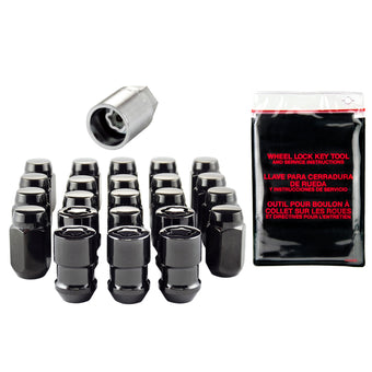 compare product McGard Jeep Wrangler Hex Install Kit (Cone Seat) 1/2-20 / 13/16 Hex (18 Lug Nuts / 5 Locks) - Black