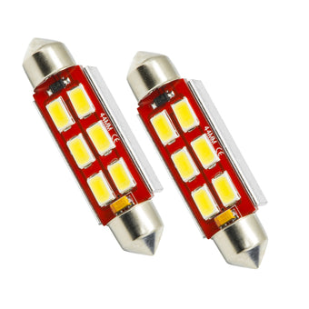 compare product Oracle 44MM 6 LED 3-Chip Festoon Bulbs (Pair) - Cool White