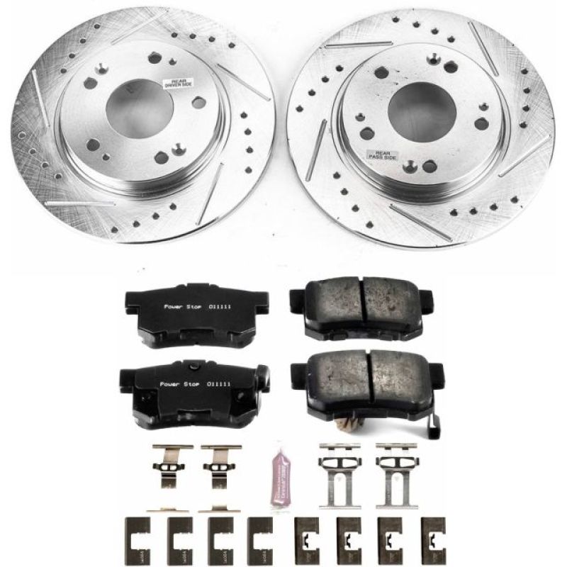 Power Stop 11 - 15 Honda CR - Z Rear Z23 Evolution Sport Brake Kit - My Store