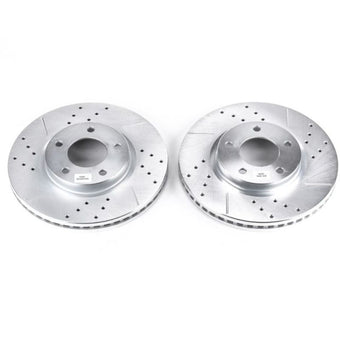 compare product Power Stop 07-08 Ford Edge Front Evolution Drilled & Slotted Rotors - Pair