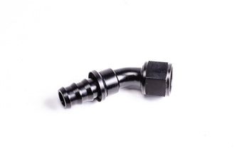 compare product Radium Engineering 45 Degree 12AN Pushlok Hose End Fitting