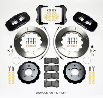 compare product Wilwood AERO6 Front Hat Kit 14.25 2014-Up Challenger w/Lines