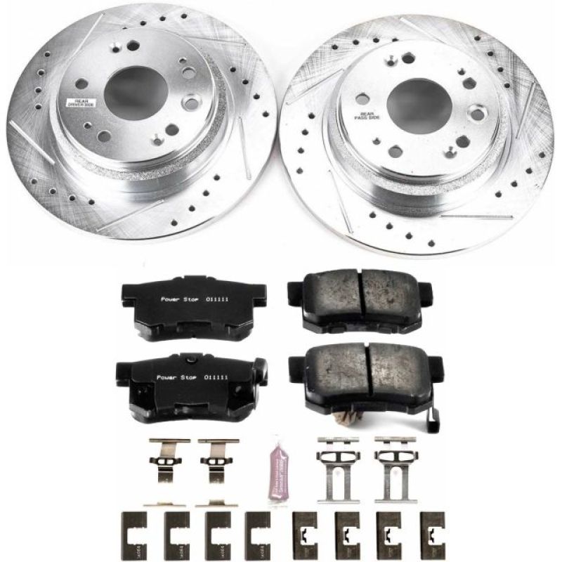 Power Stop 02 - 04 Acura RL Rear Z23 Evolution Sport Brake Kit - My Store