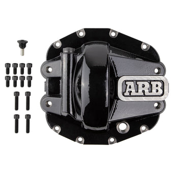 compare product ARB Diff Cover Blk Jeep JL Rubicon Front