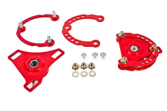 compare product BMR 15-17 S550 Mustang Caster Camber Plates - Red