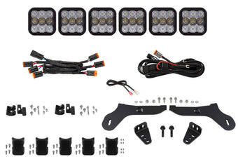 compare product Diode Dynamics 17-20 Ford Raptor SS5 Grille CrossLink Lightbar Kit Sport - White Combo
