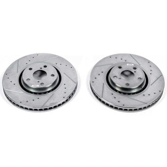 compare product Power Stop 07-11 Lexus GS350 Front Evolution Drilled & Slotted Rotors - Pair