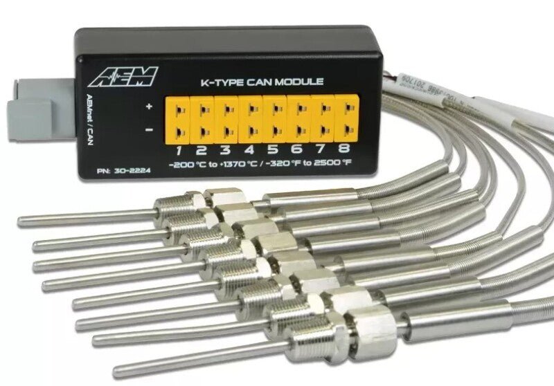 AEM 8 Channel K - Type Thermocouple EGT CAN Module - My Store