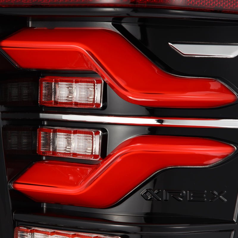 AlphaRex 16 - 21 Toyota Tacoma LUXX LED Taillights Blk/Red w/Activ Light/Seq Signal - My Store