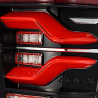 AlphaRex 16 - 21 Toyota Tacoma LUXX LED Taillights Blk/Red w/Activ Light/Seq Signal - My Store