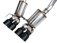 AWE Tuning C6 Chevrolet Corvette Z06/ZR1 Touring Edition Axle - Back Exhaust w/ Diamond Black Tips - My Store