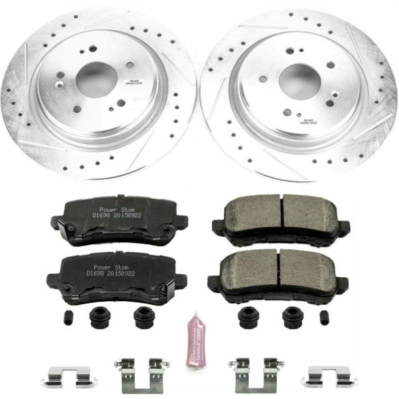 Power Stop 15 - 19 Acura TLX Rear Z23 Evolution Sport Brake Kit - My Store