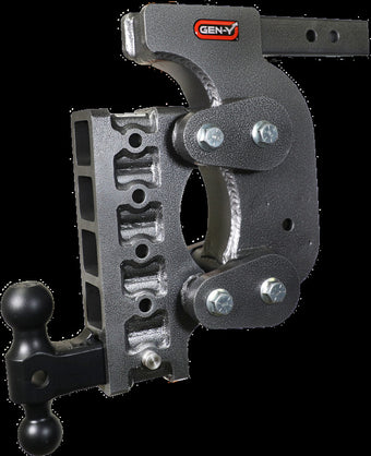 compare product Gen-Y The Boss Torsion-Flex 2in Shank 15in Drop 16K Hitch w/GH-051 Dual-Ball/Stabilizer Kit