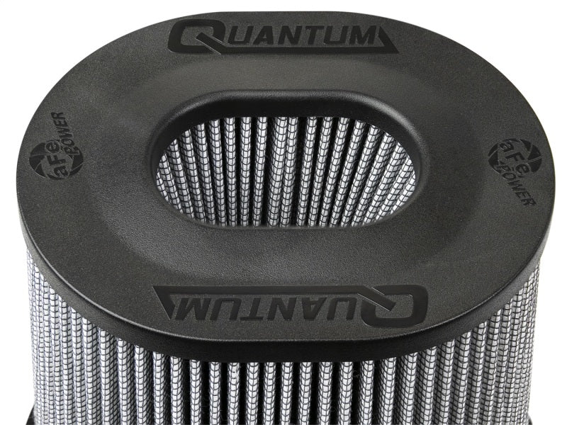aFe Quantum Pro DRY S Air Filter Inverted Top - 5in Flange x 8in Height - Dry PDS - My Store