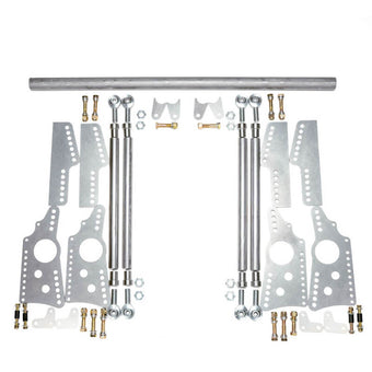 compare product QA1 Heavy Duty Pro Rear Drag 4-Link Component Kit