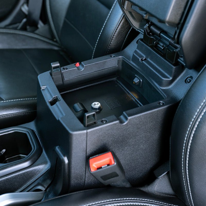 Tuffy Console Safe W/ Keyed Lock For Jeep Wrangler & Gladiator - My Store
