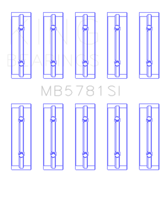 compare product King Engine Bearings Nissan MR18DE / MR20DE (Size STD) Main Bearing Set