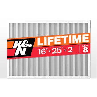 compare product K&N HVAC Filter 16 X 25 X 2 Merv 8