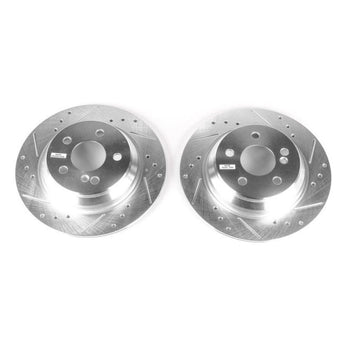 compare product Power Stop 03-06 Mercedes-Benz CL500 Rear Evolution Drilled & Slotted Rotors - Pair