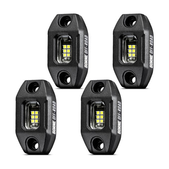 compare product Borne Off-Road Rock Light (Kit of 4) Short Harness