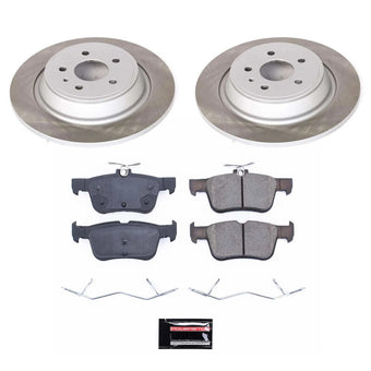 compare product Power Stop 13-16 Lincoln MKZ Rear Semi-Coated Rotor Kit