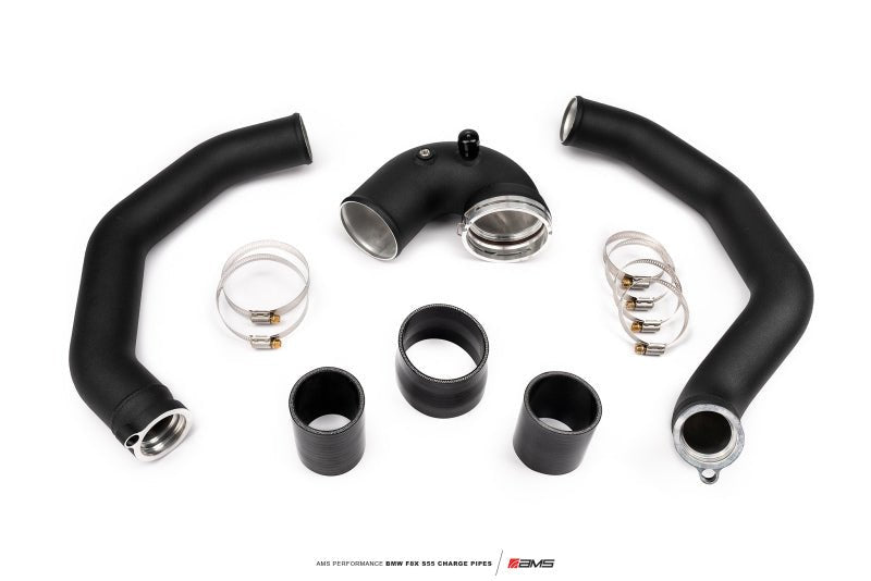 AMS Performance 15 - 18 BMW M3 / 15 - 20 BMW M4 w/ S55 3.0L Turbo Engine Charge Pipes - My Store