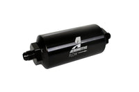 Aeromotive In - Line Filter - (AN - 6 Male) 10 Micron Microglass Element Bright Dip Black Finish - My Store
