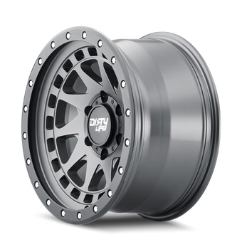 compare product Dirty Life 9311 Enigma Pro 17x9/5x127 BP/-12mm Offset/71.5mm Hub Satin Graphite Wheel - Beadlock