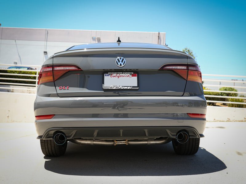 aFe 19 - 21 VW Jetta GLI (MKVII) L4 - 2.0L (t) MACH Force - Xp 304 SS Cat - Back Exhaust System Blue Tips - My Store