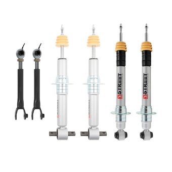 compare product Belltech 2021+ GM Tahoe / Yukon Lowering Kit SWB 2WD/4WD 0in/-2.5in Front / -1in/-3.5in Rear
