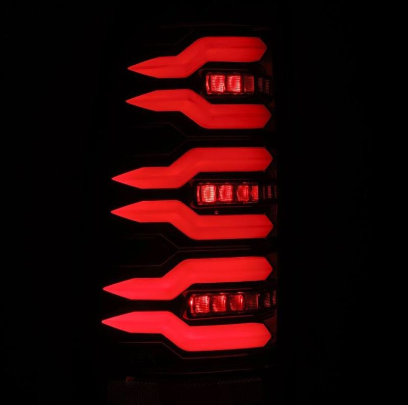 AlphaRex 99 - 06 Chevrolet Silverado Sierra LUXX - Series LED Tail Lights Alpha - Black - My Store