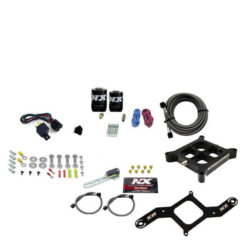 compare product Nitrous Express 4150 Single Entry Crossbar Nitrous Plate Kit RNC (250-750HP) w/o Bottle