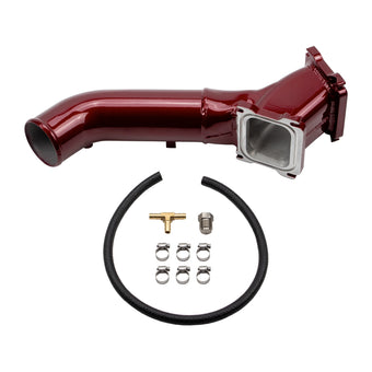 compare product Wehrli 01-04 Chevrolet Duramax LB7 S300/S400 Single Turbo 3in Y-Bridge Kit - Raw
