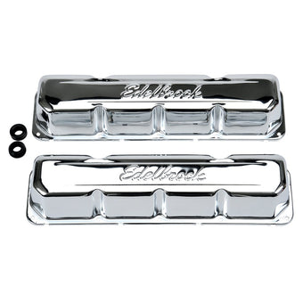 compare product Edelbrock Valve Cover Signature Series AMC/Jeep 1967-1991 290-401 CI V8 Chrome