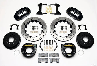 compare product Wilwood Narrow Superlite 4R Rear P-Brk Kit 14.00in Drilled New Big Ford 2.50in Offset