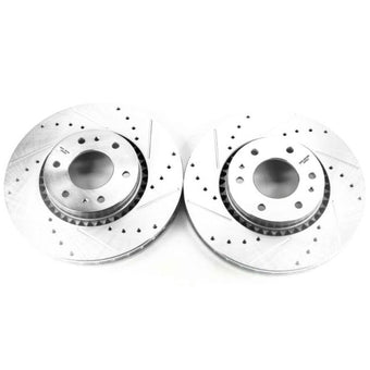 compare product Power Stop 04-07 Buick Rainier Front Evolution Drilled & Slotted Rotors - Pair