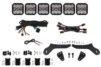 compare product Diode Dynamics 17-20 Ford Raptor SS5 Grille CrossLink Lightbar Kit - Pro White Combo