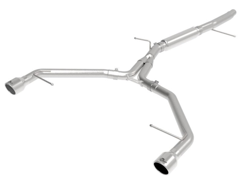 aFe MACHForce XP 3in - 2.5in SS Exhaust Axle - Back 17 - 19 Audi A4 (B9) L4 - 2.0L (t) - Polished - My Store