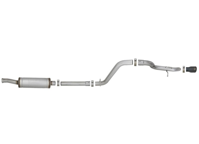 aFe MACH Force - Xp Axle - Back Hi - Tuck Exhaust System w/Black Tip 18 - 19 Jeep Wrangler (JL) V6 3.6L - My Store
