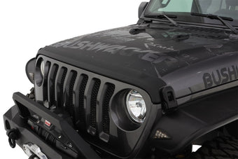 compare product Bushwacker 18-19 Jeep Wrangler Rubicon/Sport//Unlimited/Sport S Hood Stone Guard- Black