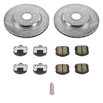 compare product Power Stop 06-13 Chevrolet Corvette Rear Z26 Street Warrior Brake Kit