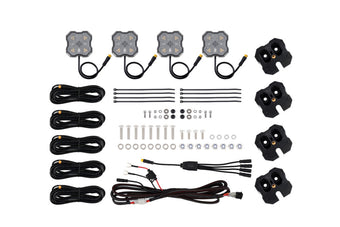 compare product Diode Dynamics Roof Rack Scene Light Dual Color - Amber/White - Kit
